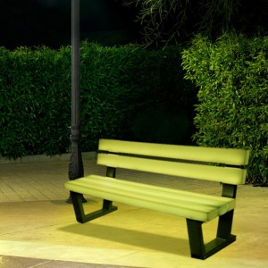 16 Colors LED Furniture Waterproof Garden Benches Rechargeable Lithium Battery Outdoor LED chair