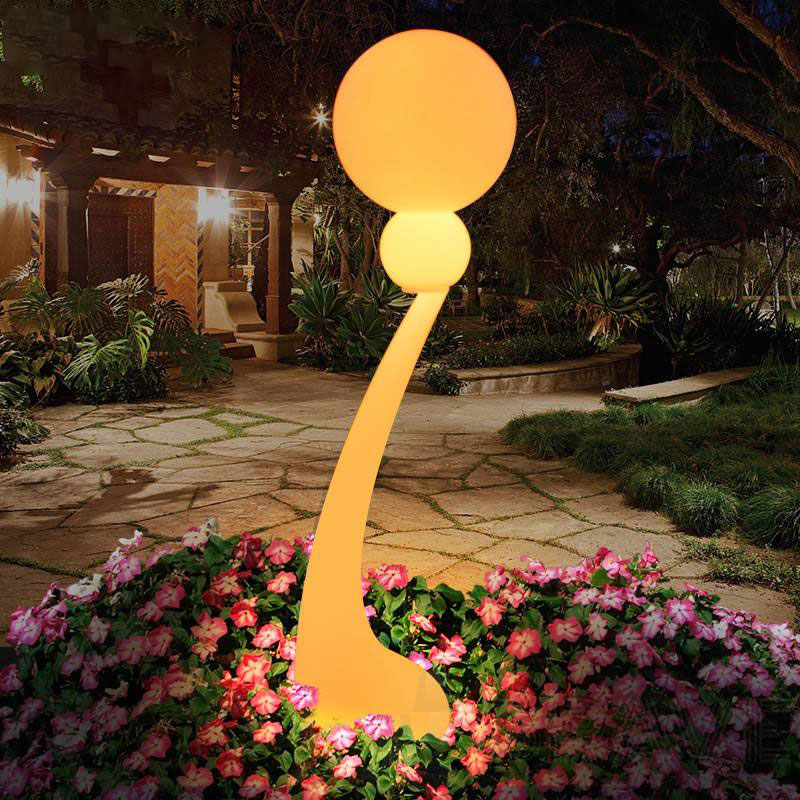 LED  waterproof Landscape Lights for Outdoor Garden Decoration, Color Changeable RGB led Standing Lamps for Christmas Thanksgiving Decoration,mains powered